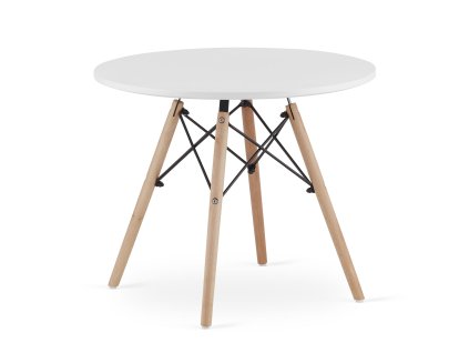 Kulatý stůl MAKSI 60 cm - bílý