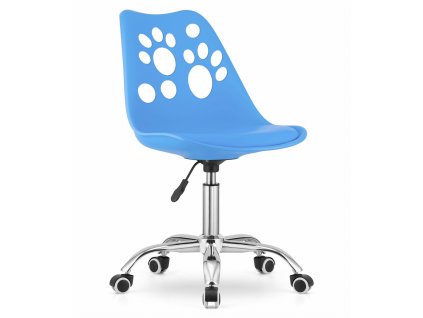 Otočná židle PRINT - modrá
