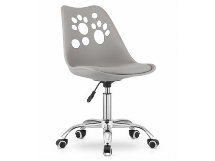Otočná židle PRINT - šedá