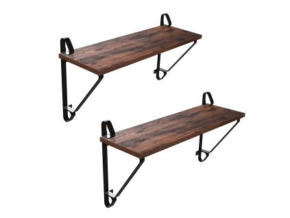 Sada 2 závěsných polic - LCR01BX