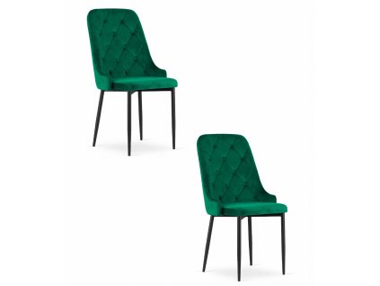 Židle CAPRI - zelená x 2