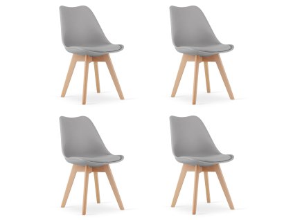 Židle MARK Grey x 4