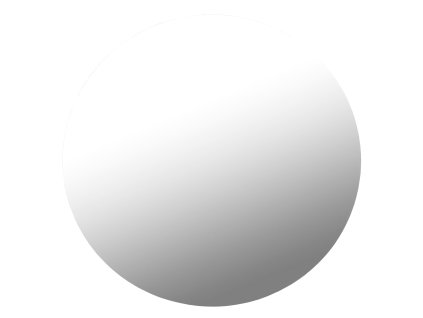 Zrcadlo 80 cm bez rámu