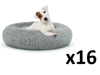 Plyšové doupě M 60cm - světle šedé x 16