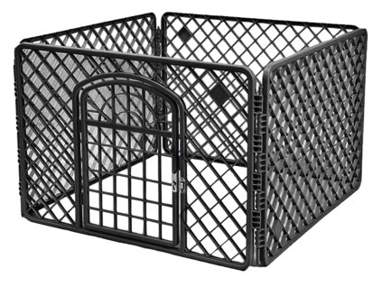 Kotec pro psy 90x90x60cm černý