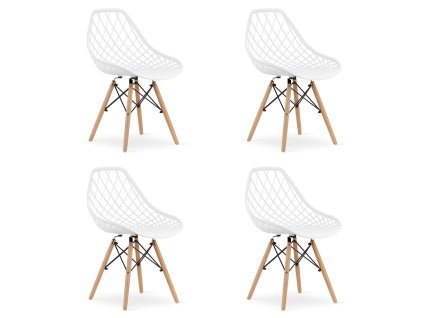 Židle SAKAI - bílá x 4