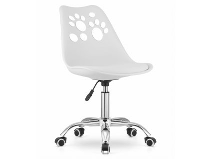Otočná židle PRINT - bílá