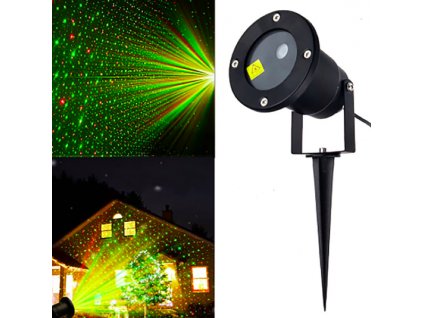 WELLHOX Exteriérové laserové osvetlenie domu