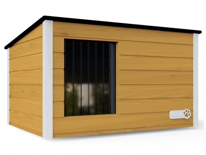 Izolovaná dřevěná bouda pro psa KEJSY