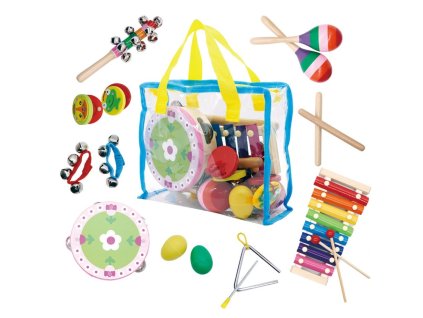 14dílná sada hudebních nástrojů + taška od