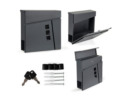 Poštovní schránka na novinové dopisy z pozinkované oceli