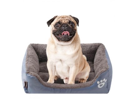 Pelíšek pro psy M - šedý