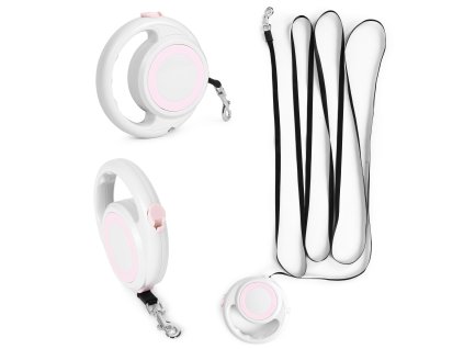 4.2 m automatické vodítko pro psa nebo kočku se zámkem