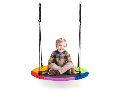 Zahradní houpačka Čapí hnízdo 100cm Multicolor
