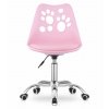Otočná židle PRINT - růžová