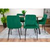 Židle MONZA - zelený samet x 1