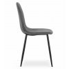 Židle COMO - tmavě šedý samet x 1