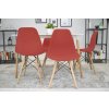 Židle OSAKA cinabar / přírodní nohy x 1