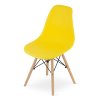Židle OSAKA žlutá / přírodní nohy x 1