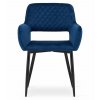 Židle AMALFI - modrý samet x 1