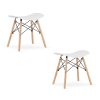 Stolička KORFU - bílá x 2