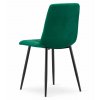 Židle KARA - tmavě zelený samet x 4