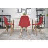 Židle OSAKA cinabar / přírodní nohy x 4