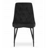 Židle IMOLA - černý samet x 4
