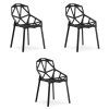 Židle ESSEN - černá x 3