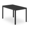 Stůl TESSA 120 cm x 60 cm - černý / černé nohy
