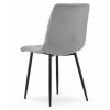 Židle TURIN - světle šedý samet x 4