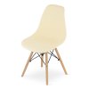 Židle OSAKA krémová / přírodní nohy x 1
