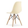 Židle OSAKA krémová / přírodní nohy x 1