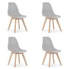 Židle KITO - šedá x 4