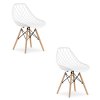 Židle SAKAI - bílá x 2