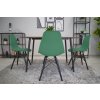 Židle OSAKA zelená / nohy černé x 2