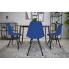 Židle OSAKA modrá / nohy černé x 2