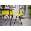 Židle OSAKA žlutá / nohy černé x 3
