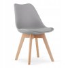 Set čtvercový stůl 80x80 dub sonoma + 4 židle MARK grey