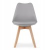 Set čtvercový stůl 80x80 dub sonoma + 4 židle MARK grey