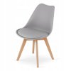 Set čtvercový stůl 80x80 dub sonoma + 4 židle MARK grey