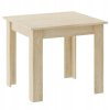 Set čtvercový stůl 80x80 dub sonoma + 4 židle MARK grey