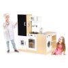 Dřevěná dětská kuchyňka XXL + LED dioda