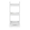Knihovna noční stolek 3 police bílá