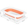 Dětská vana - skládací vana s odtokem 81 cm - Kraví oranžová