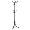 Stojanový věšák s 16 háčky, kov, 184 cm,