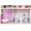 Velký dřevěný domeček pro panenky, 3 patra, 11 kusů nábytku,
