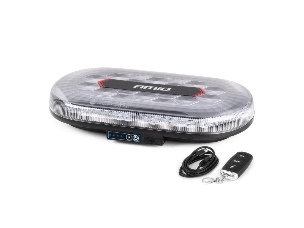 Bezdrôtová svetelná lišta LED R65 R10 326x186x63 26W 12/24V AMiO-04369