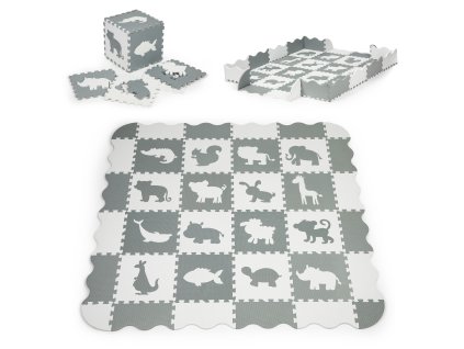 Penová podložka s plotom puzzle suchý bazén 36 kusov