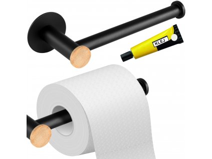 Držiak toaletného papiera DINAR čierny